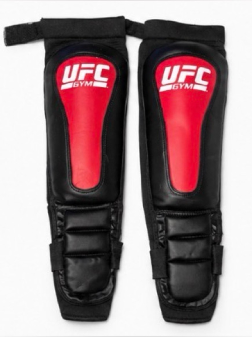 UFC Kids Red and Black Shin Guards